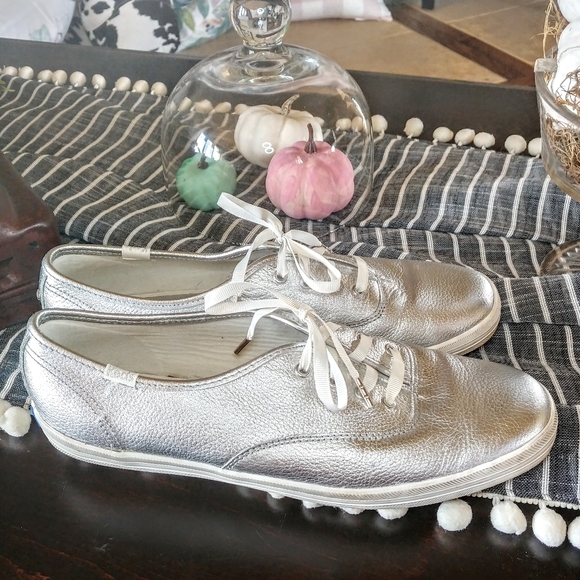 silver champion sneakers